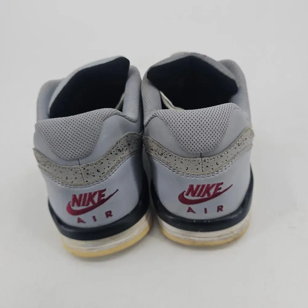 Nike Flight '13 Mid Sneaker Shoe Wolf Grey White Mens 9.5 3599467-001 Streetwear